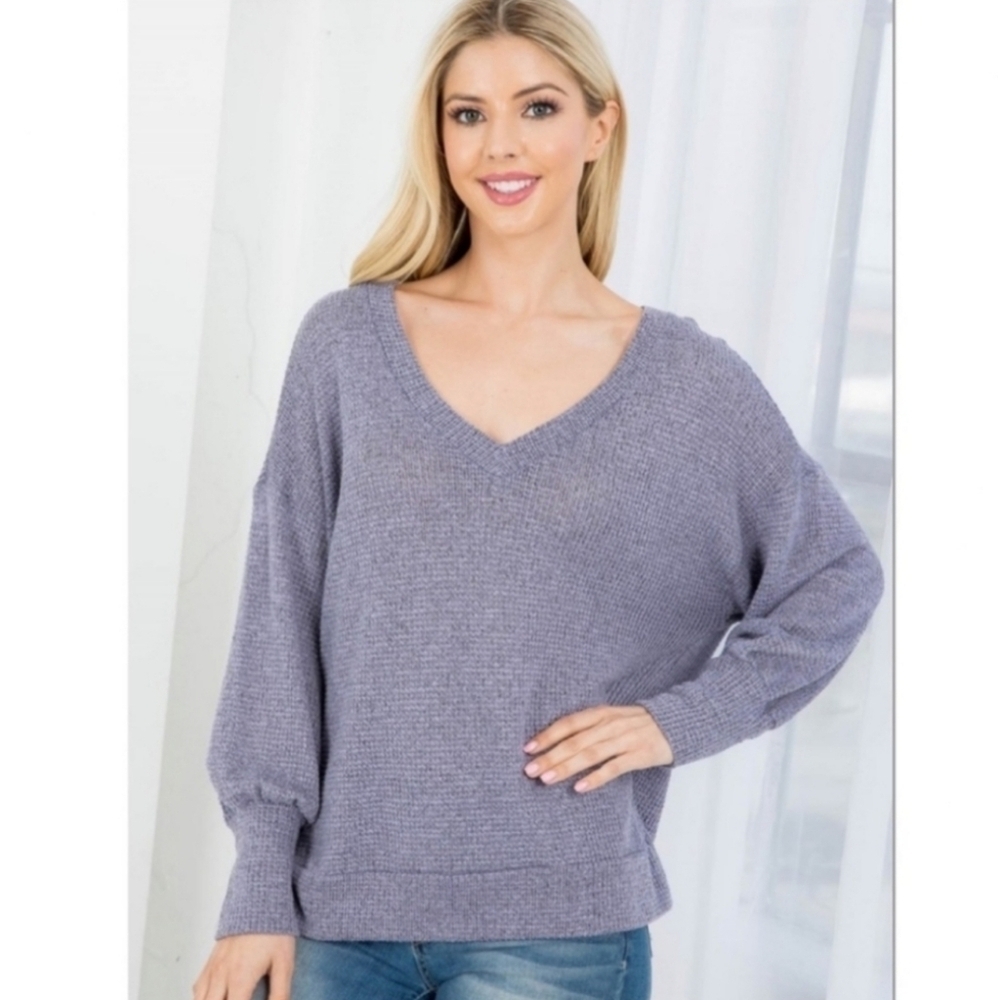 Ginger G Waffle Knit Top